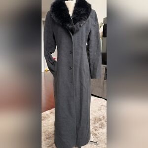 NWOT Stylish Gray Long Coat